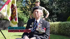 On D-Day, 6th June 1944, two battalions of the East Yorkshire Regiment, the 2nd and 5th, and two battalions of the Green Howards, the 6th and 7th, landed on the shores of Normandy as part of the spearhead of the Allied invasion of Europe, the greatest seaborne invasion in history. Cpl Ray Lord from #Hull was with them and was injured by a mortar bomb outside Caen where his radio took most of the blast and probably saved his life. He spent several weeks in hospital in Leeds before returning to th