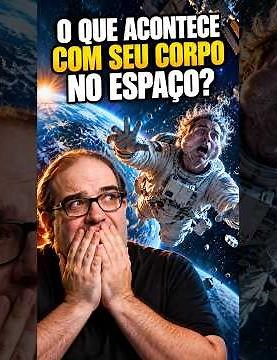O QUE ACONTECE COM SEU CORPO NO ESPAÇO? #sergiosacani #astronomia #astronautas #curiosidades