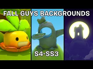 Backgrounds of Fall Guys levels (S4-SS3)