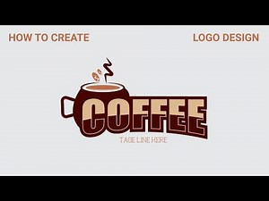 Professional Cafe Coffee Shop Logo Design Tutorial || Adobe illustrator logo design tutorial ||