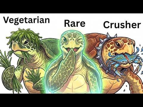 Every Sea Turtle Species Explained (In Just 10 Minutes)
