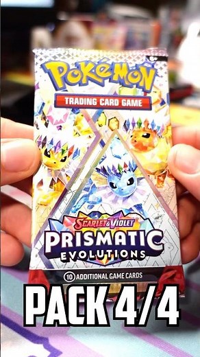 What's Inside? Pokemon Prismatic Evolutions Pack Opening Part 4!
