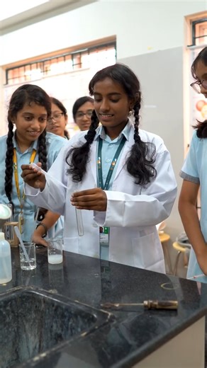 Into the World of Chemistry! Our young scientists explored the Chemistry Lab today, observing reactions, discovering real-world applications, and experiencing the magic of molecules. Hands-on experiments like these spark curiosity, build confidence, and inspire a true love for science. Learn More: https://fiitjeeglobalschool.com #ChemistryLab #ScienceInAction #HandsOnLearning #FutureScientists #ExploringScience Fiitjee Global School #FIITJEE | FIITJEE