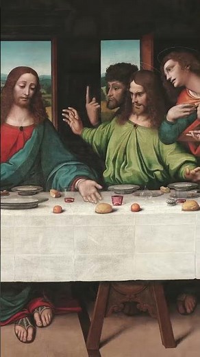 Never Seen Before Details Of "The Last Supper" By Leonardo Da Vinci. #art #painting