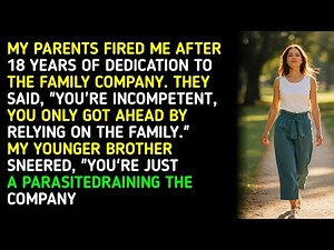 MY PARENTS FIRED ME AFTER 18 YEARS OF DEDICATION TO THE FAMILY COMPANY. THEY SAID, "YOU'RE INCOMP...