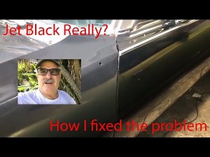 D.I.Y. Cut and Buff of Dupli-Color's Jet Black Paint.