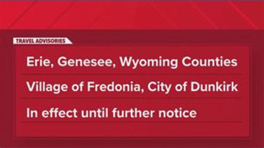 WNY travel advisories