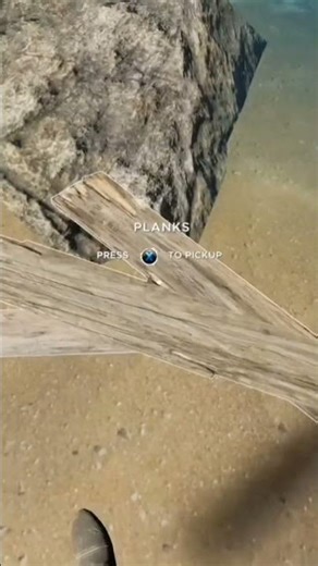 The island POOPED out a plank??