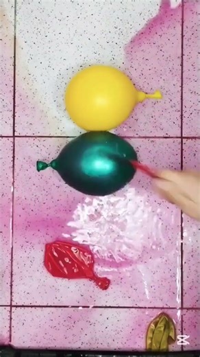 Four Colour Balloons Blue Red Yellow Brown