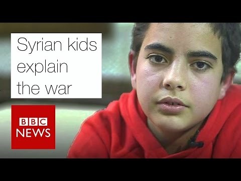 Syrian kids explain the war - BBC News