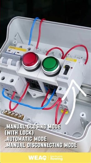 How to Use a Modular Contactor: Auto / Manual On / Off.