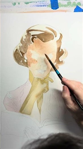 Scarlet red #painting #drawing #pulpmagazine #1950s #1940s