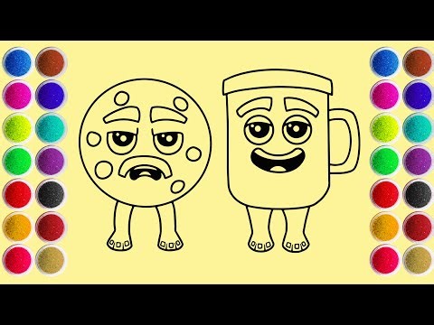 Cooki and Milky from Steal a Brainrot [ROBLOX] - How To Draw