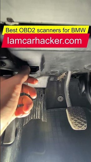 BMW E46 (3-series) 2005 OBD2 port location