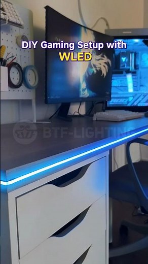 ✨DIY Gaming Setup with WLED✨