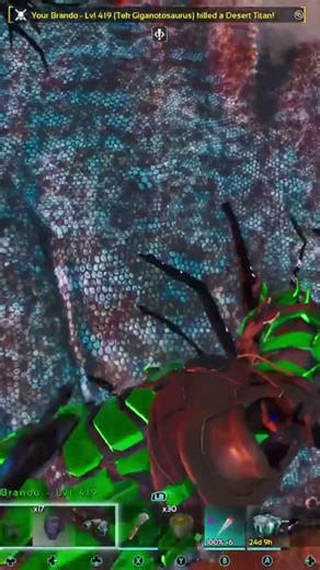 ARK Survival Ascended Official TeK Giga Vs Desert Titan! #brandodakilla on #twitch