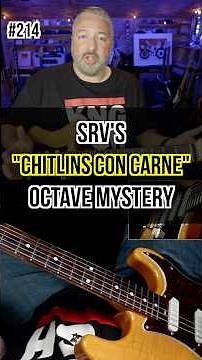 SRV's "Chitlins con Carne" Octave Mystery #guitarlessons #bluesguitar #srv #shorts