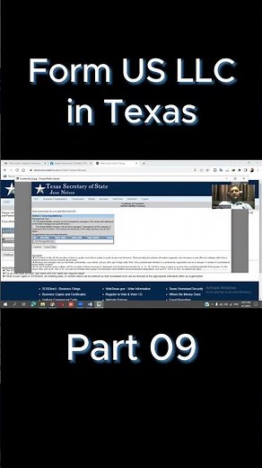 How to Form US LLC in Texas Online | How to Create Texas LLC | Part 09