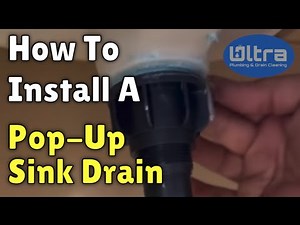 The BEST Way To Install A Pop-Up Drain For A Bathroom Sink