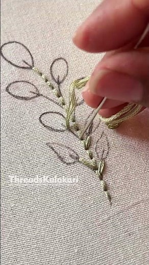 Hand Embroidery Designs Flower Pattern | Beginner Friendly Tutorial | Back Stitch Tutorial