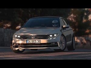 Passat B8 2.0TDI R-Line Cruise - Assetto Corsa (Logitech G29)