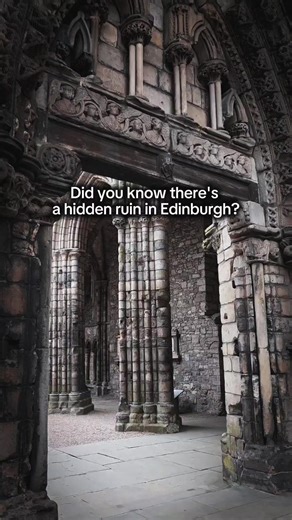 It always feels a bit surreal that these beautiful ruins sit right in the middle of Edinburgh. This is Holyrood Abbey, standing quietly beside Palace of Holyroodhouse, at the end of the Royal Mile. It’s my favourite place when I visit the palace. Somehow it feels more real, more human. Maybe it’s because I’ve always felt that way about ruins... there’s an honesty to them. They’ve been left as they are, without embellishment or restoration. Just time, and nature slowly taking over. And if you’re 