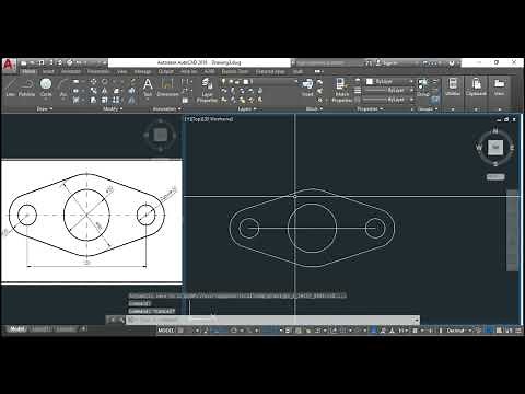 ✅Tutorial AutoCAD, Curso BÁSICO 02 de AutoCAD 2021, Círculos, tangentes , cortar mirror crear capas