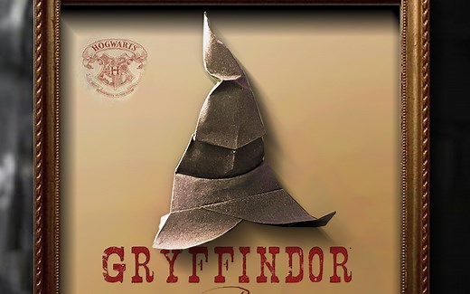 【折纸教程-分院帽】哈利波特 Harry Potter's Sorting Hat