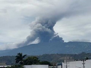Stunning footage revealed of the latest Poas volcano eruption