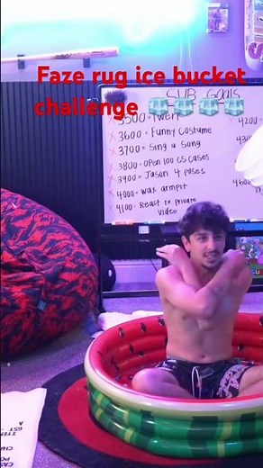 Faze rug, ice bucket challenge ￼