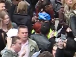 Rick Astley flashmob at Liverpool St Station