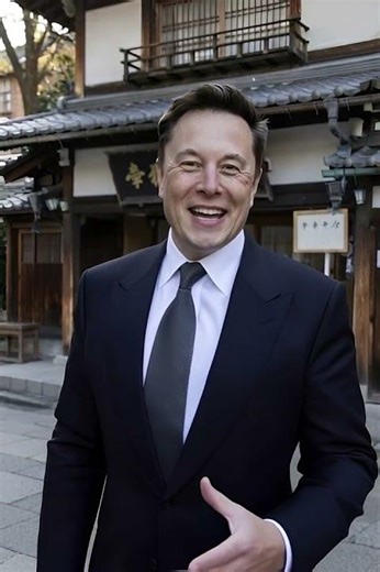 Elon Musk Dancing in Japan 🇯🇵🕺 #youtubeshorts #elonmusk #tokyo #japan