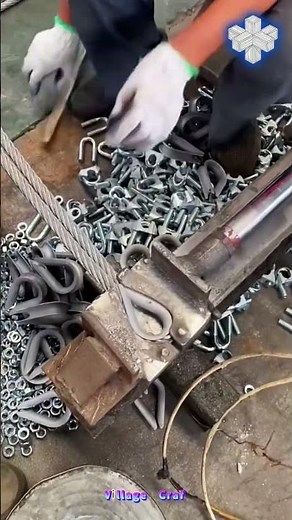 ⚙️🔩 2人で組み立てるワイヤーロープアンカー！強力固定を生み出す施工技術！