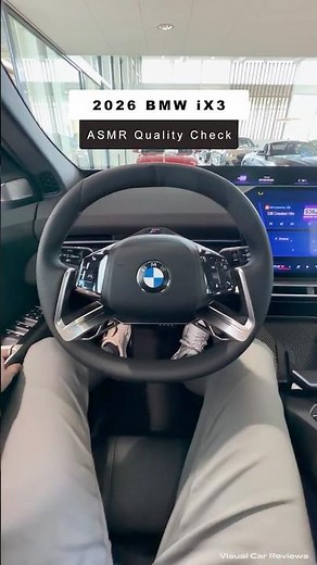 2026 BMW iX3 ASMR! 🔥 #bmw #ix3 #bmwix3 #visualcarreviews