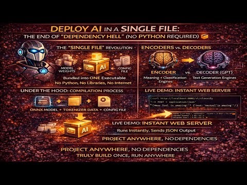 Deploy AI in a Single File: The End of "Dependency Hell" (No Python Required) 📦