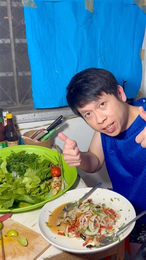 ยำวุ้นเส้นแหนมหมู #yummyfood #foodnerd #food