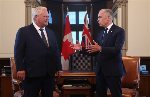 Carney says ‘time to talk’ with U.S. as Ford calls for tariff retaliation