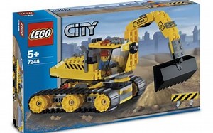 乐高 城市 7248 挖掘机 速组评测_哔哩哔哩_bilibili