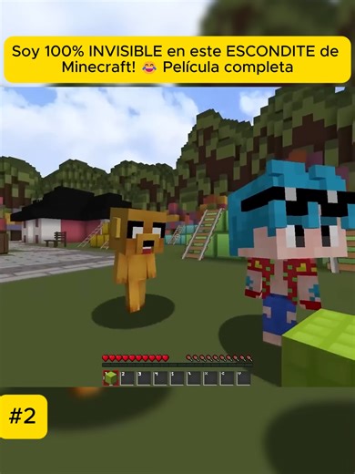 Soy 100% INVISIBLE en este ESCONDITE de Minecraft! 😂 Película completa
