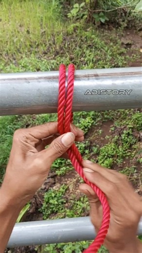 Easy knot that locks instantly when pulled! #knottying #ropetrick #outdoorskills