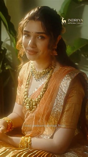 Krithi Shetty adorns a piece of her heritage this Akshaya Tritiya with Indriya