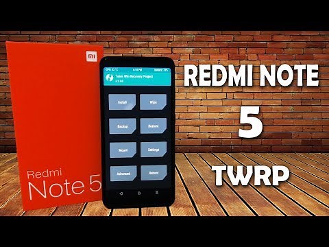 INSTALAR TWRP XIAOMI REDMI NOTE 5 - TUTORIAL ATUALIZADO
