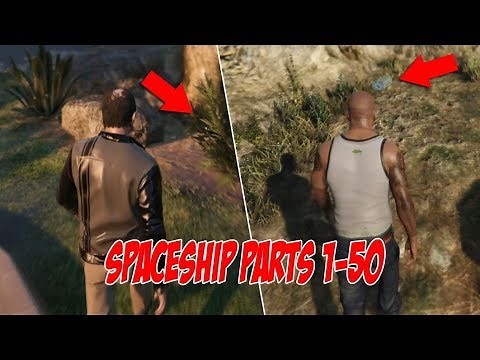 LOKASI SEMUA SPACESHIP PARTS (1-50) GTA 5 UNTUK UNLOCK SPACE DOCKER & MISI THE FINAL FRONTIER