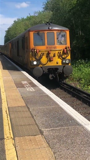 Class 73 freight train pulling passengers #train #rarefind
