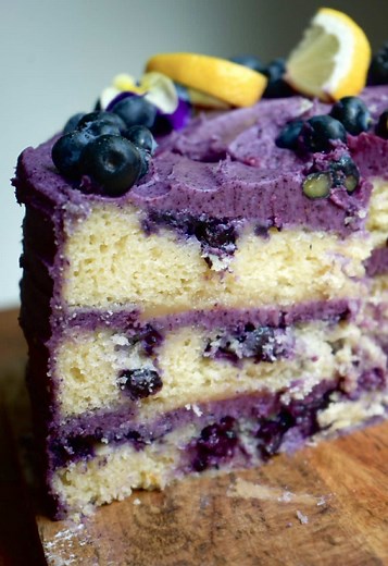 Moist Lemon Blueberry Cake Recipe for Spring
