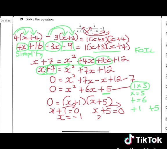 Solucionando Ecuaciones con Fracciones en CCEA M4