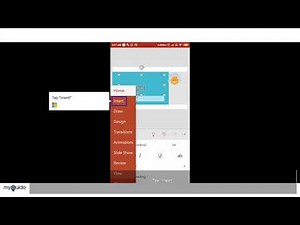 How to add pictures in MS PowerPoint mobile app
