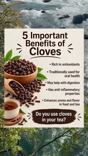 5 Important Benefits of Cloves - Natural Superfood! #remedyroots