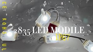 12V Mini LED Modules 1LED SMD 2835 0.36W Cold White Small LED Module