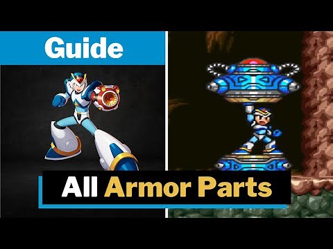 Megaman X - All Armor Upgrades | Parts Locations